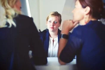Woman in a business meeting